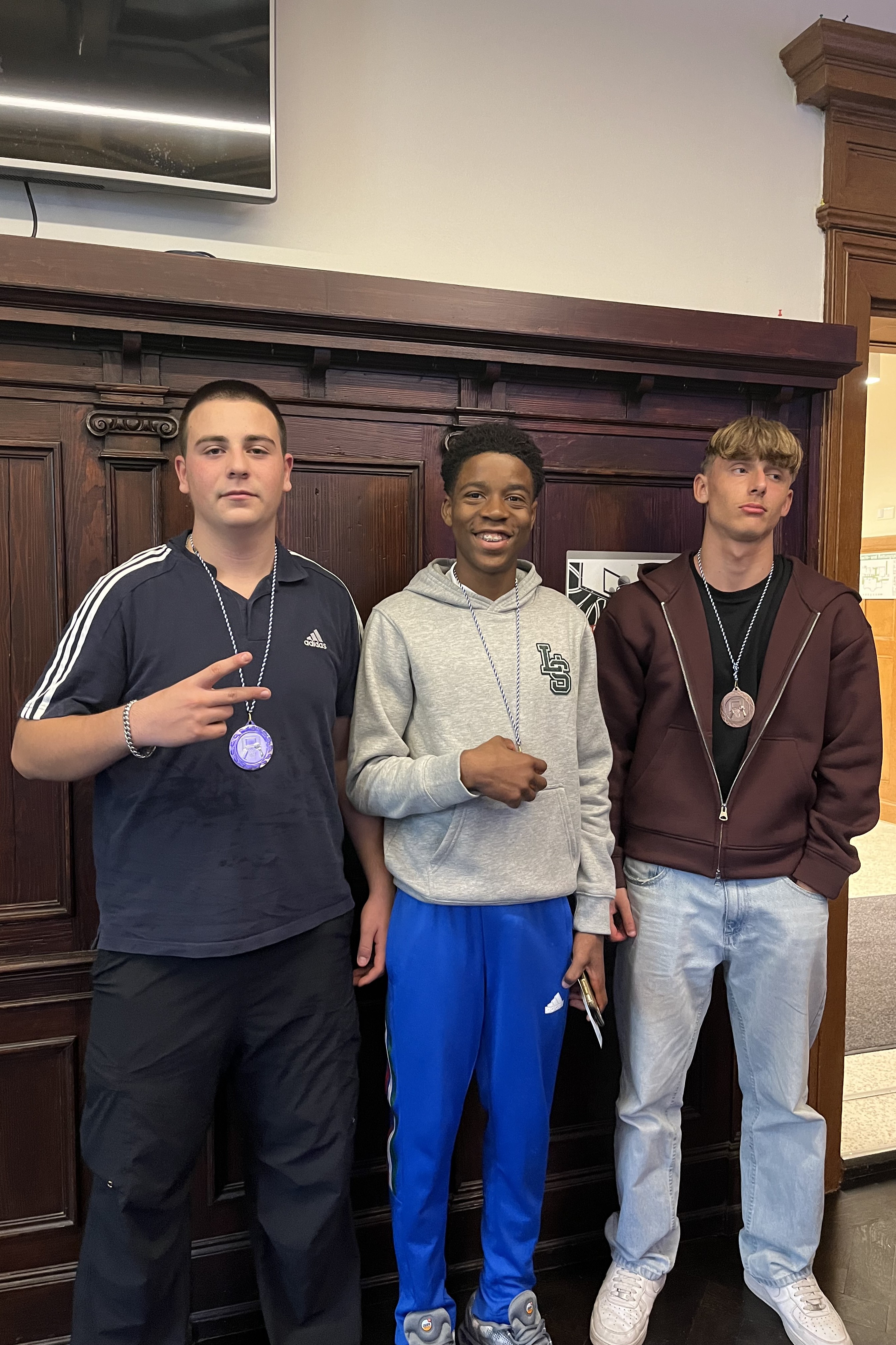 Die Gewinner des 1. Laufer Streetball Turniers. 