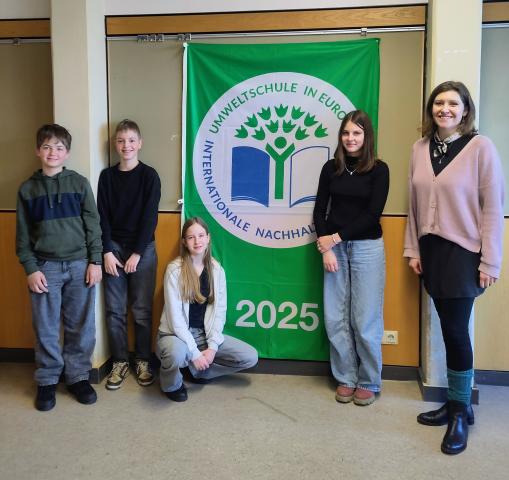 Das CJT wurde erneut zur Umweltschule ausgezeichnet. 