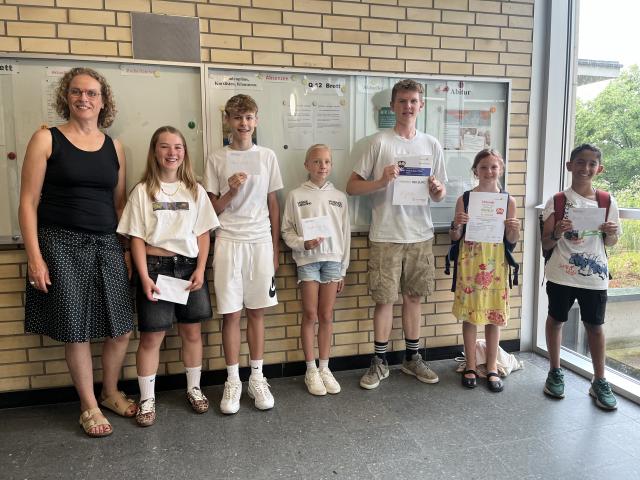 Preisverleihung zum Schulradeln 2026.