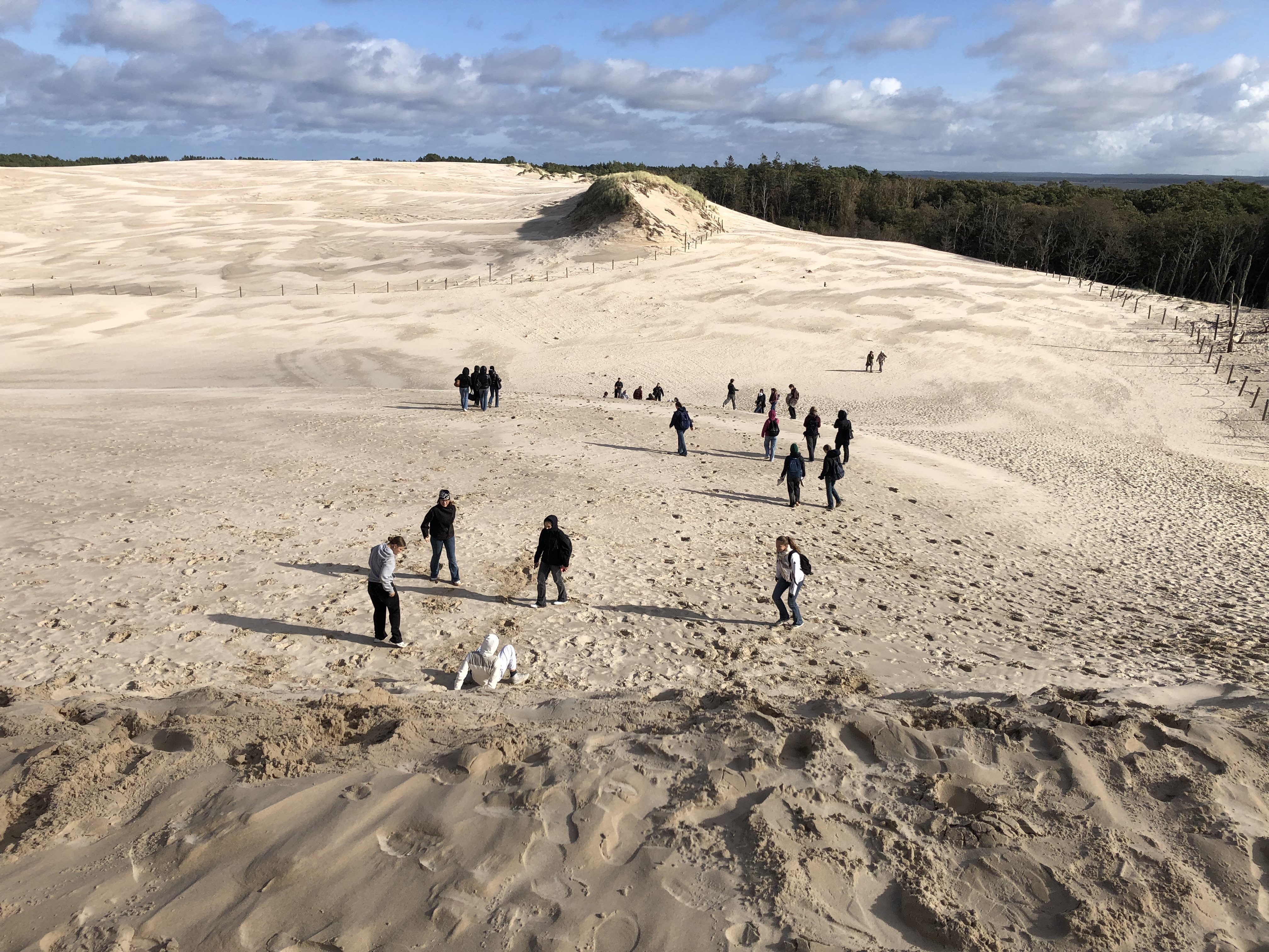 Besuch der Wanderdünen in Leba. 