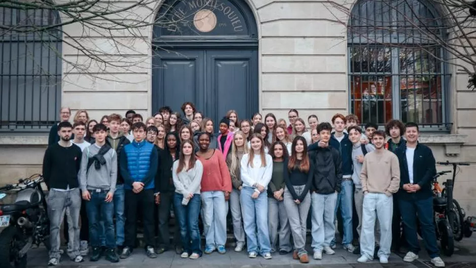 Gruppenbild vom Bordaux-Austausch 2026
